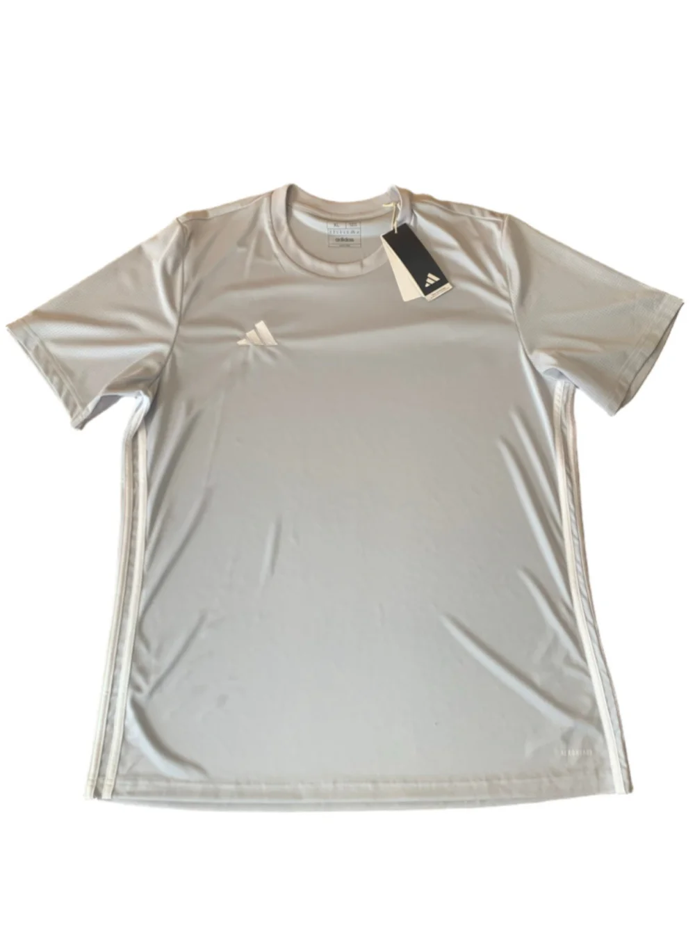 Men's Adidas Tabela 23 Soccer Jersey XL Grey White